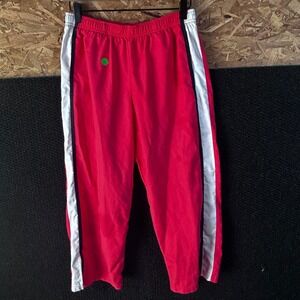 Nike Vintage Kids Youth M Red White‎ Black Striped Athletic Training Track Pants